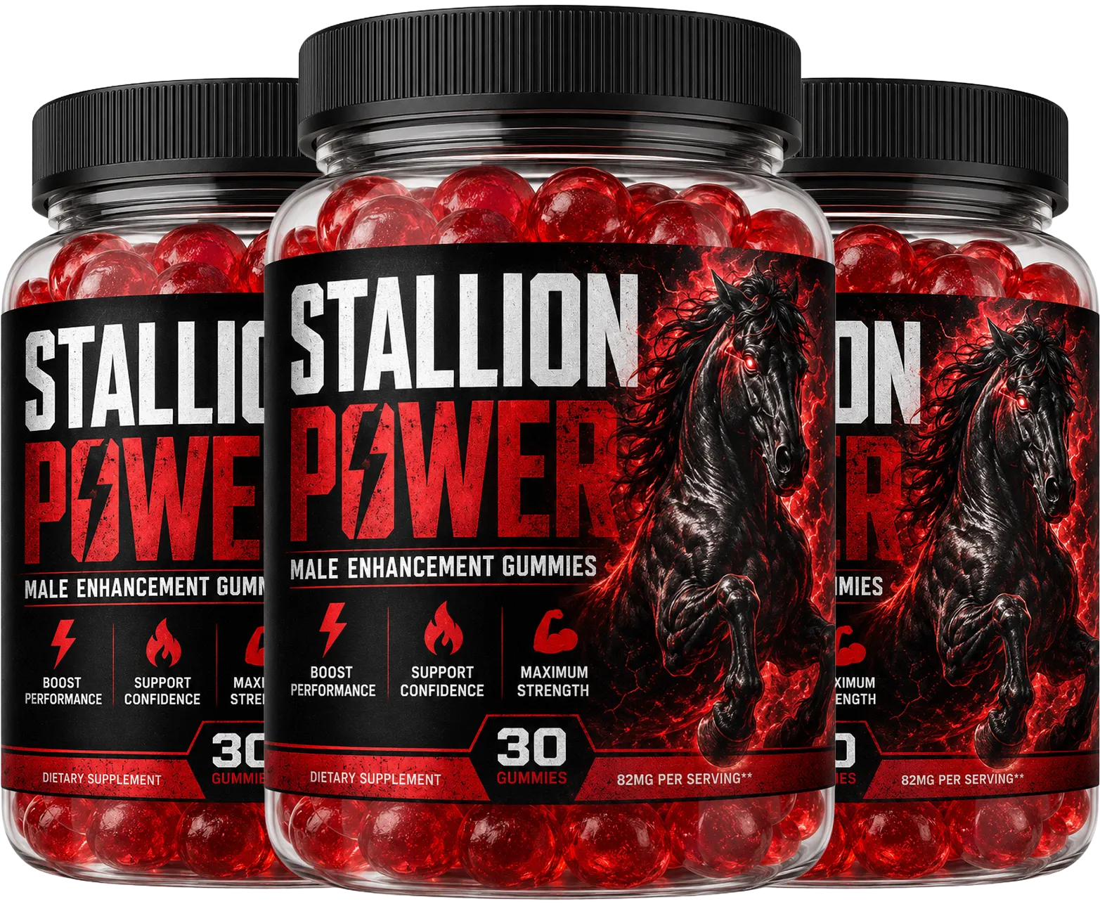 Stallion Power 3 bottles pack