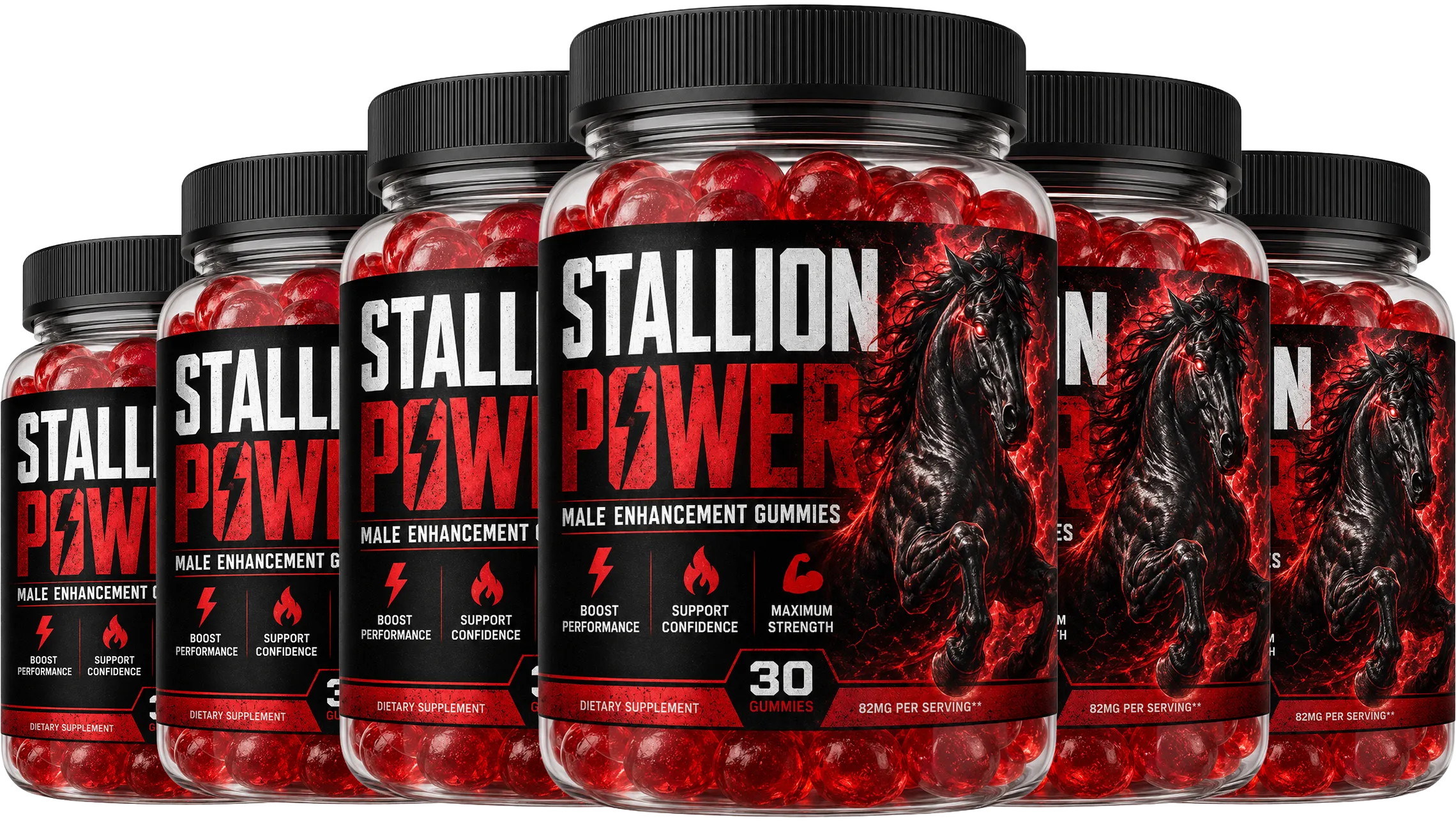 Stallion Power 6 bottles pack